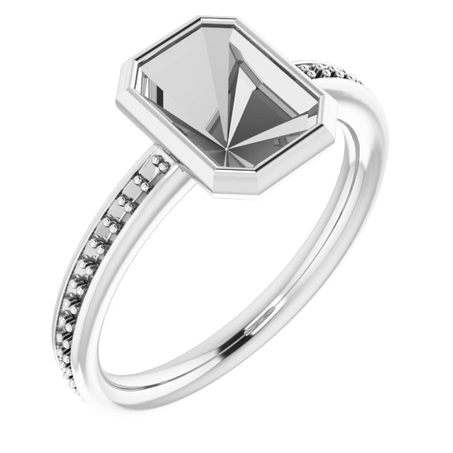 Bezel-Set Accented Ring