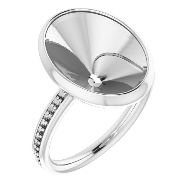 Bezel-Set Accented Ring