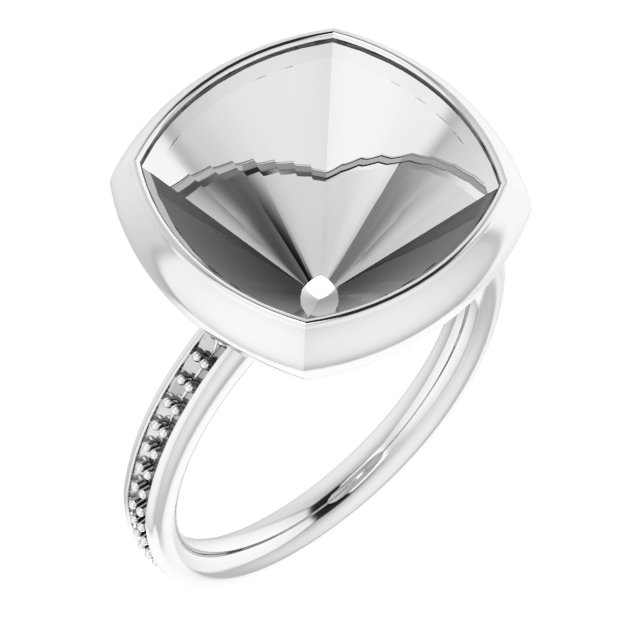 Bezel-Set Accented Ring