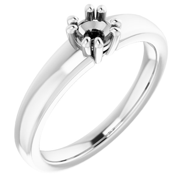 Split-Prong Solitaire Engagement Ring