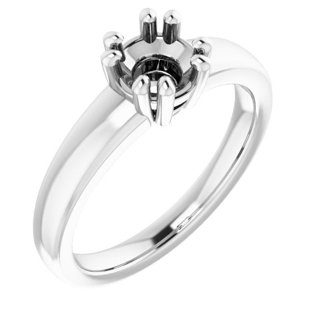 Split-Prong Solitaire Engagement Ring