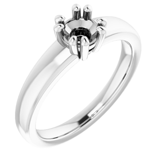 Split-Prong Solitaire Engagement Ring