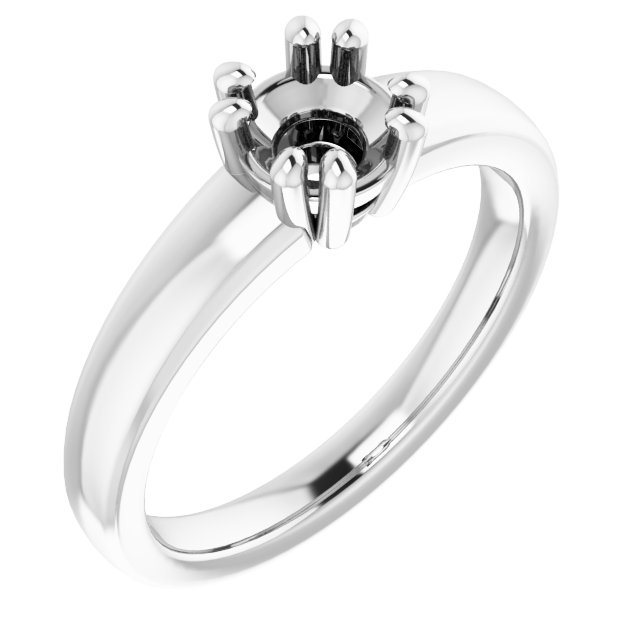 Split-Prong Solitaire Engagement Ring