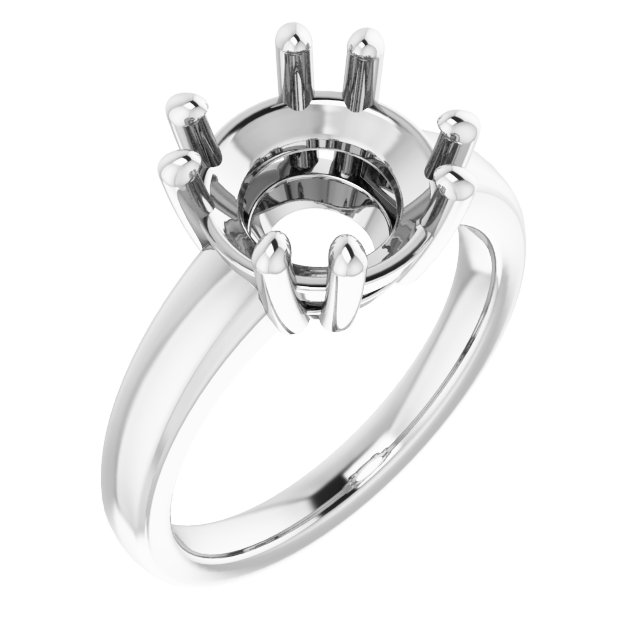 Split-Prong Solitaire Engagement Ring