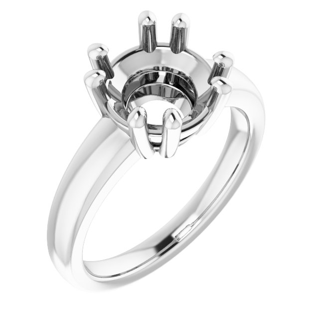 Split-Prong Solitaire Engagement Ring