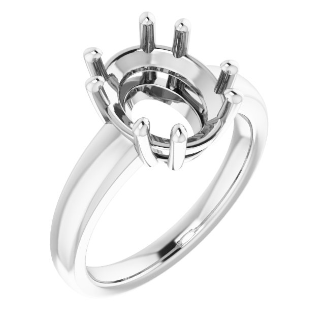 Split-Prong Solitaire Engagement Ring