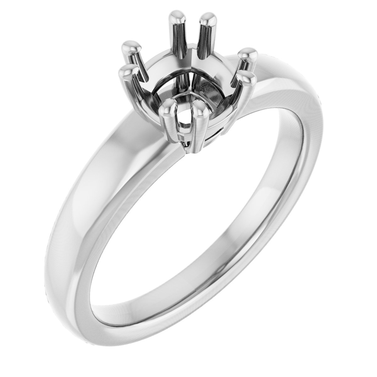 Split-Prong Solitaire Engagement Ring