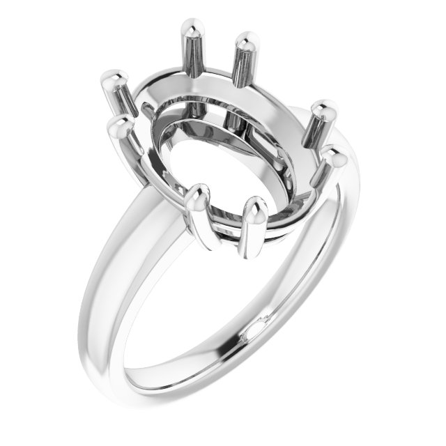 Split-Prong Solitaire Engagement Ring