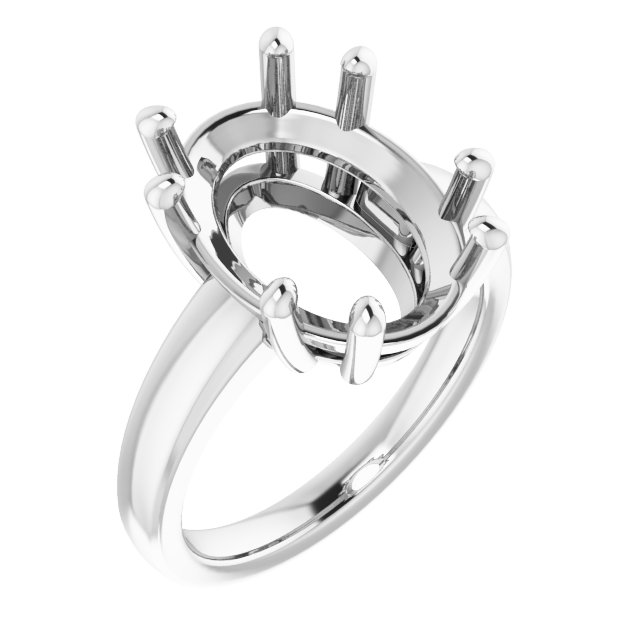 Split-Prong Solitaire Engagement Ring