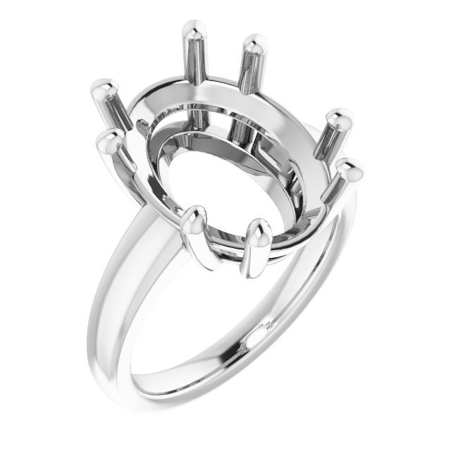 Split-Prong Solitaire Engagement Ring