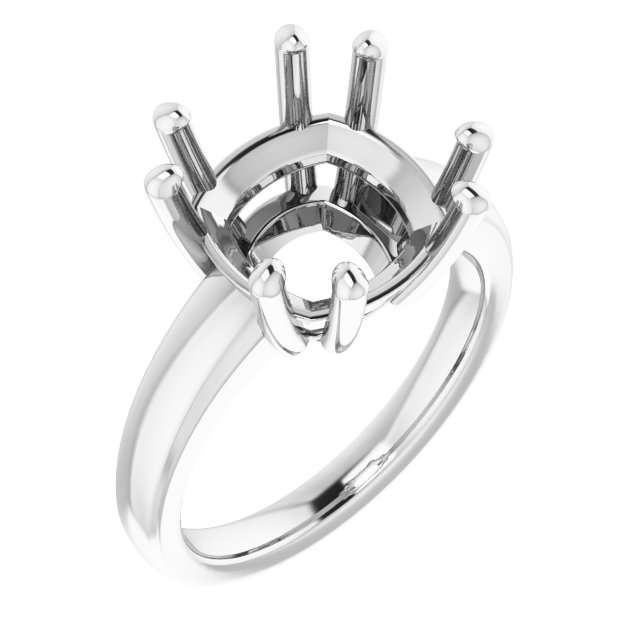 Split-Prong Solitaire Engagement Ring