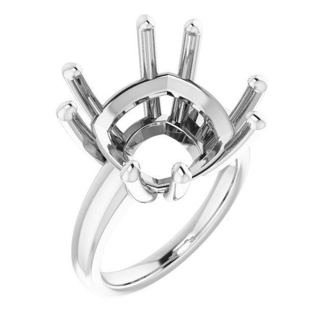 Split-Prong Solitaire Engagement Ring