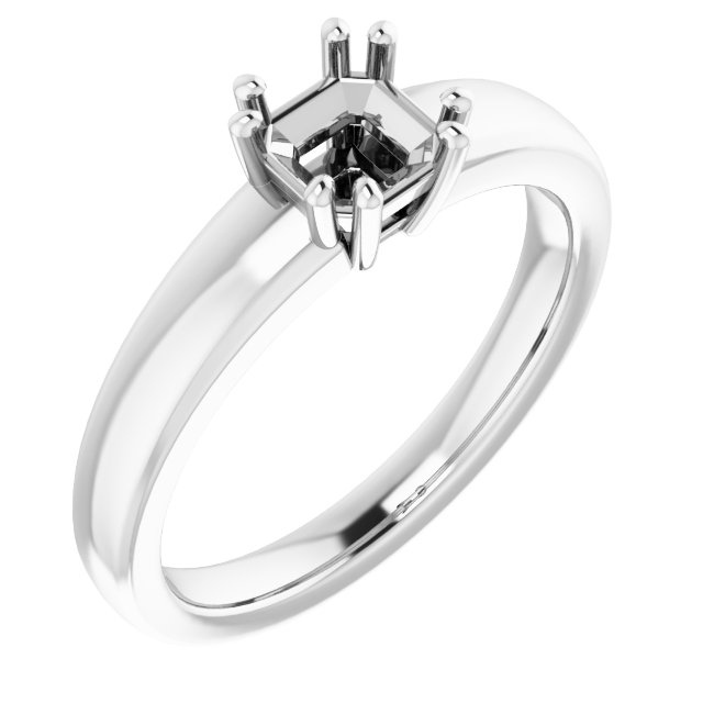 Split-Prong Solitaire Engagement Ring