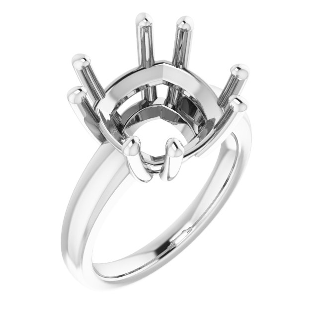 Split-Prong Solitaire Engagement Ring