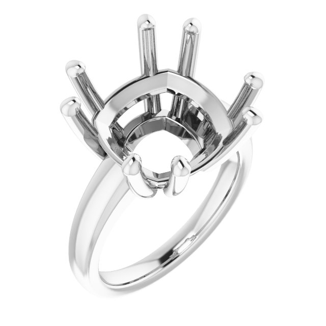 Split-Prong Solitaire Engagement Ring
