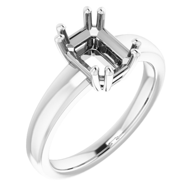Split-Prong Solitaire Engagement Ring