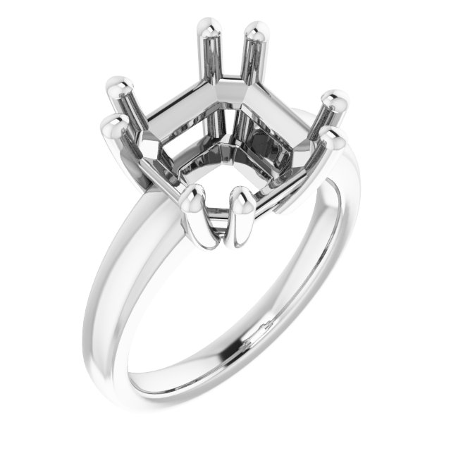 Split-Prong Solitaire Engagement Ring