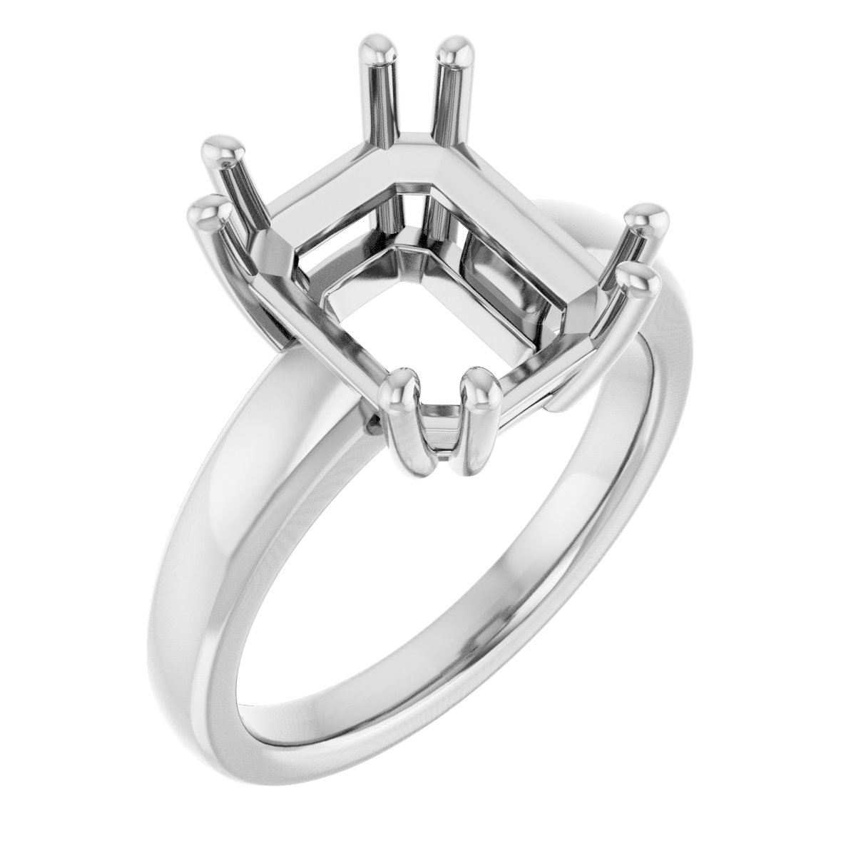 Split-Prong Solitaire Engagement Ring