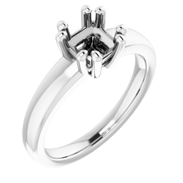 Split-Prong Solitaire Engagement Ring