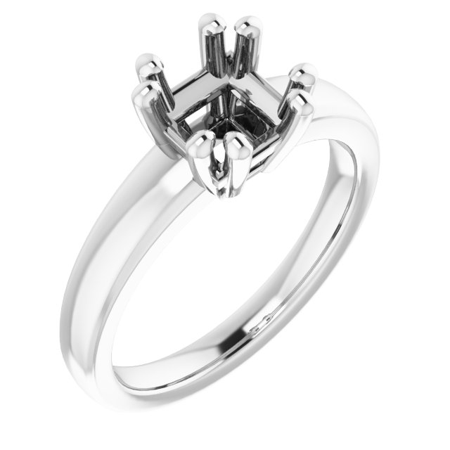 Split-Prong Solitaire Engagement Ring