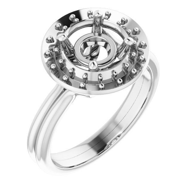 Halo-Style Engagement Ring