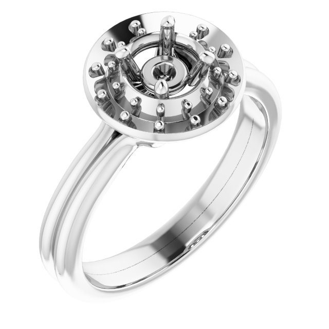 Halo-Style Engagement Ring