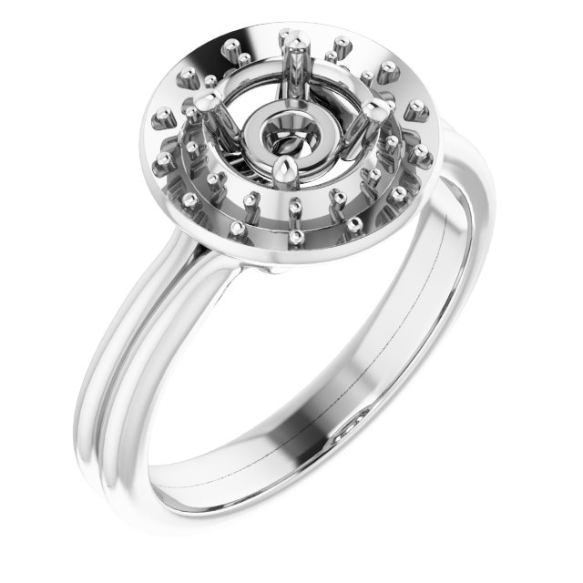 Halo-Style Engagement Ring