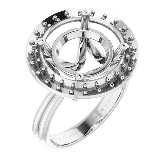 Halo-Style Engagement Ring
