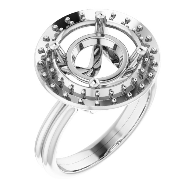 Halo-Style Engagement Ring