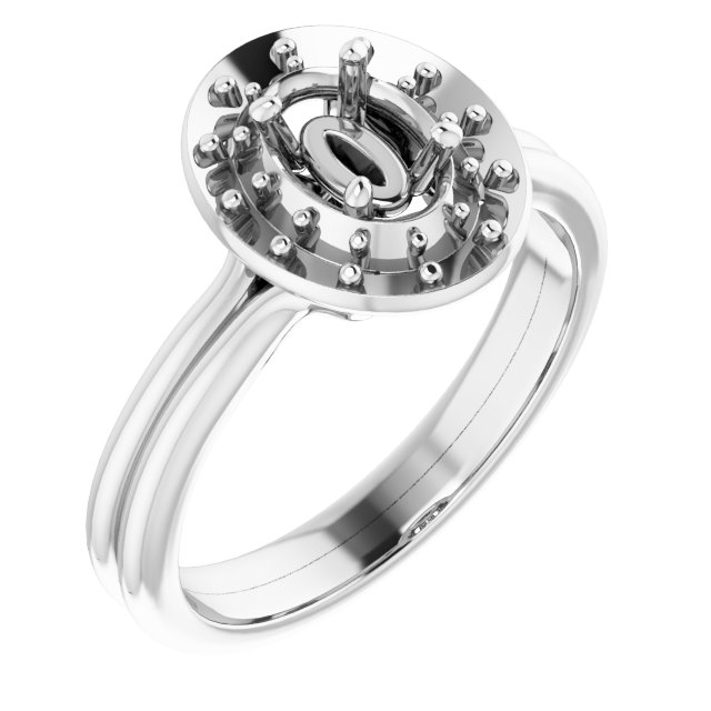 Halo-Style Engagement Ring