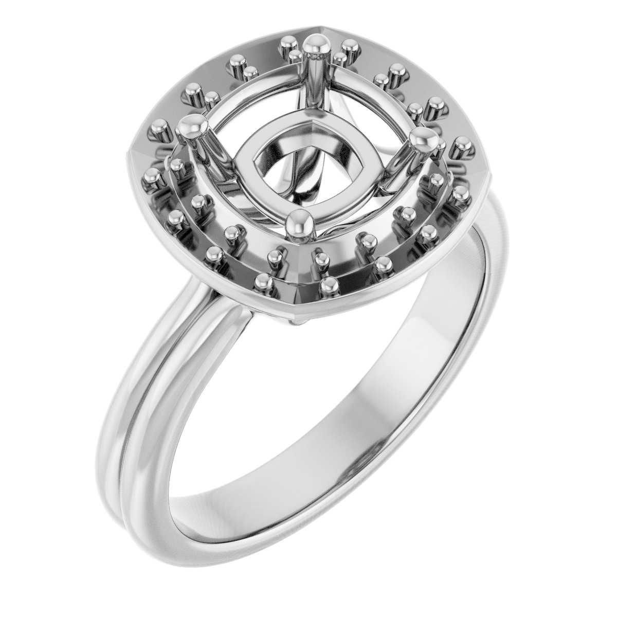 Halo-Style Engagement Ring
