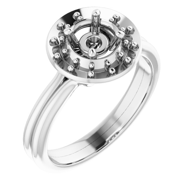 Halo-Style Engagement Ring