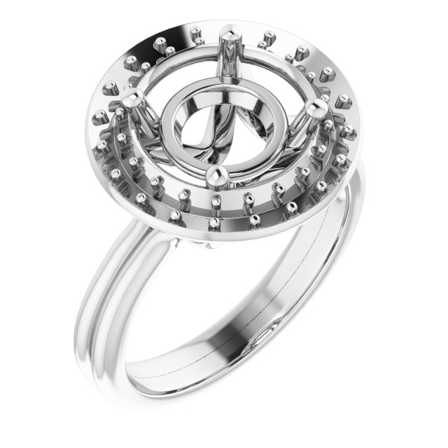 Halo-Style Engagement Ring