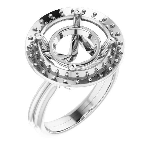 Halo-Style Engagement Ring