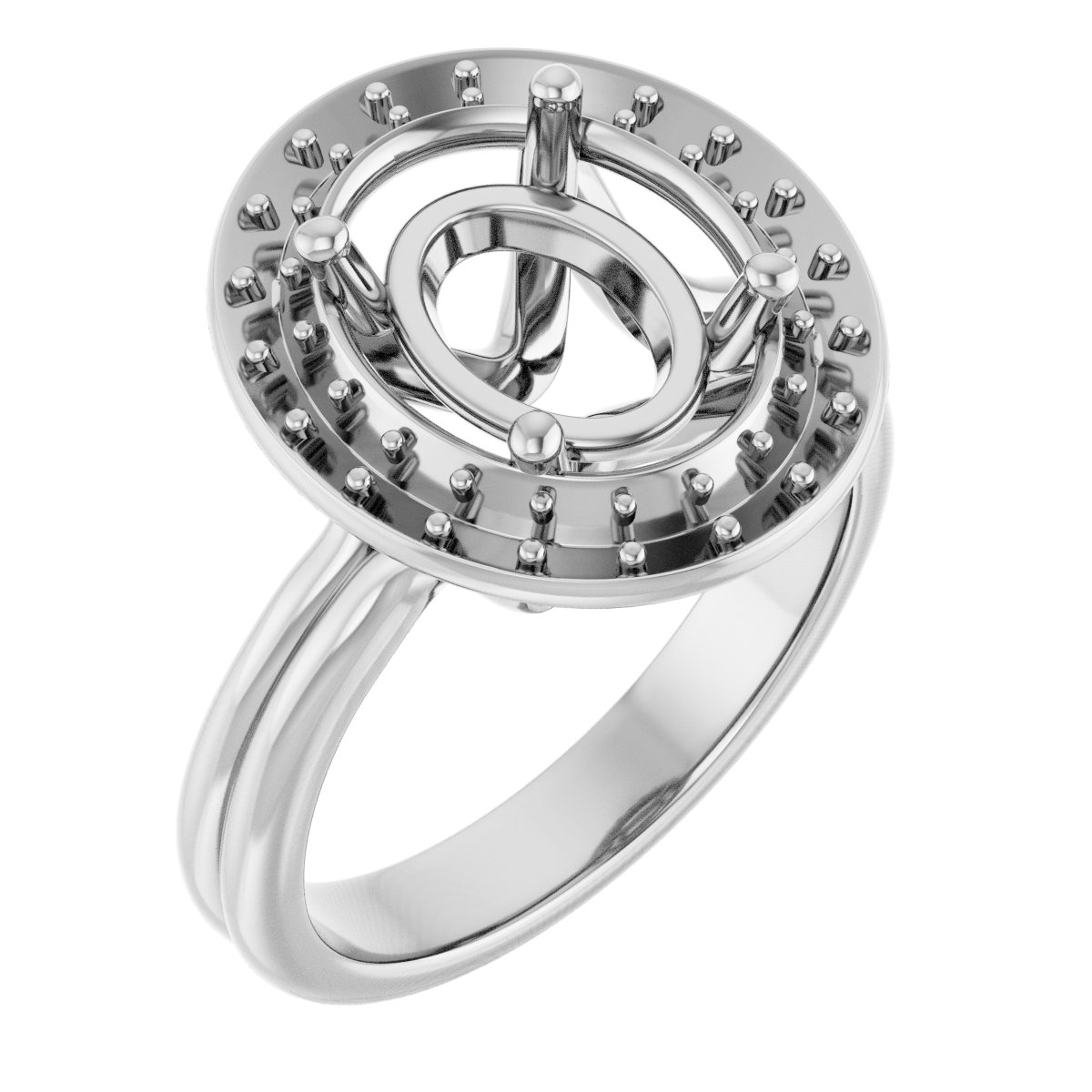 Halo-Style Engagement Ring