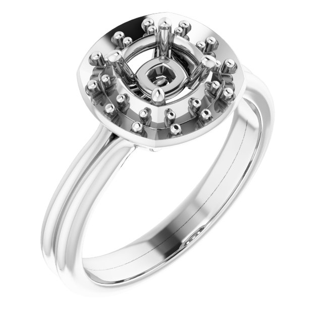 Halo-Style Engagement Ring