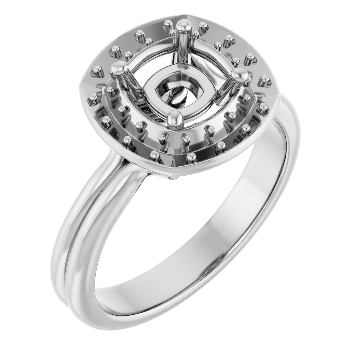 Halo-Style Engagement Ring