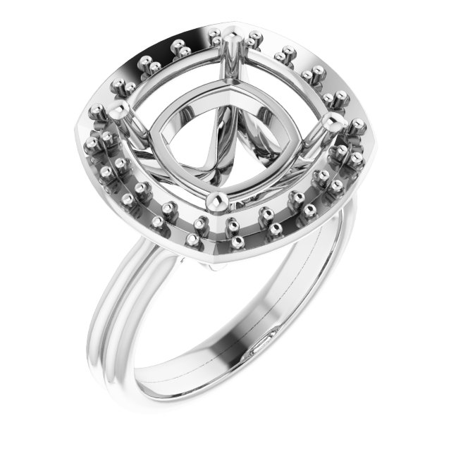 Halo-Style Engagement Ring