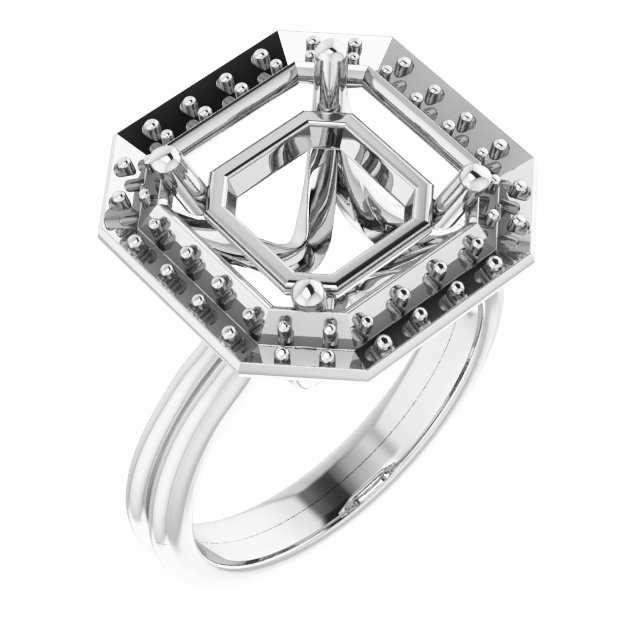 Halo-Style Engagement Ring