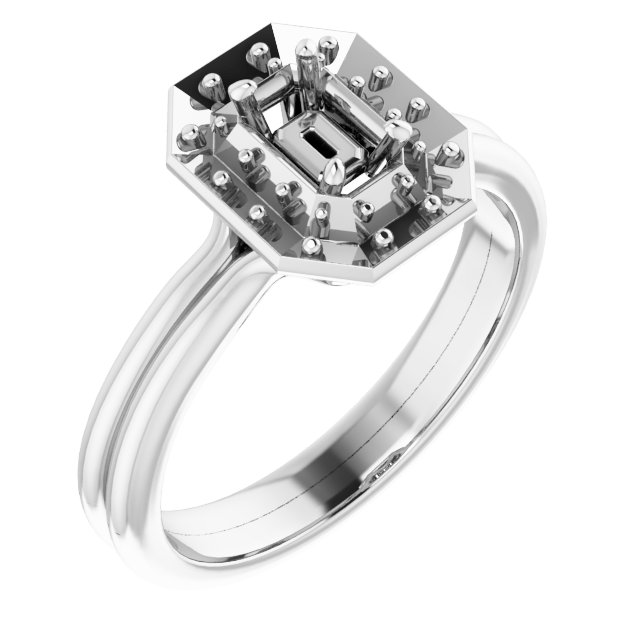 Halo-Style Engagement Ring