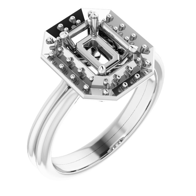 Halo-Style Engagement Ring