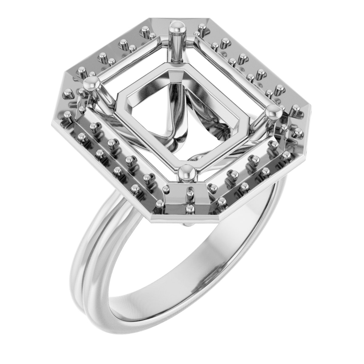 Halo-Style Engagement Ring