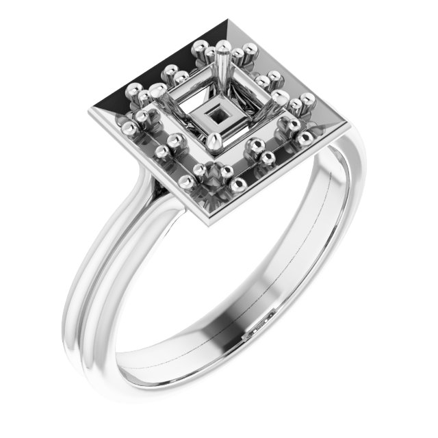 Halo-Style Engagement Ring