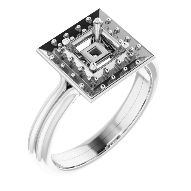 Halo-Style Engagement Ring
