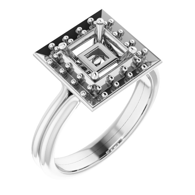 Halo-Style Engagement Ring