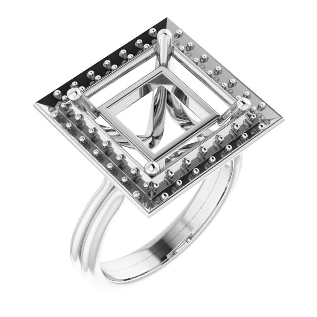 Halo-Style Engagement Ring