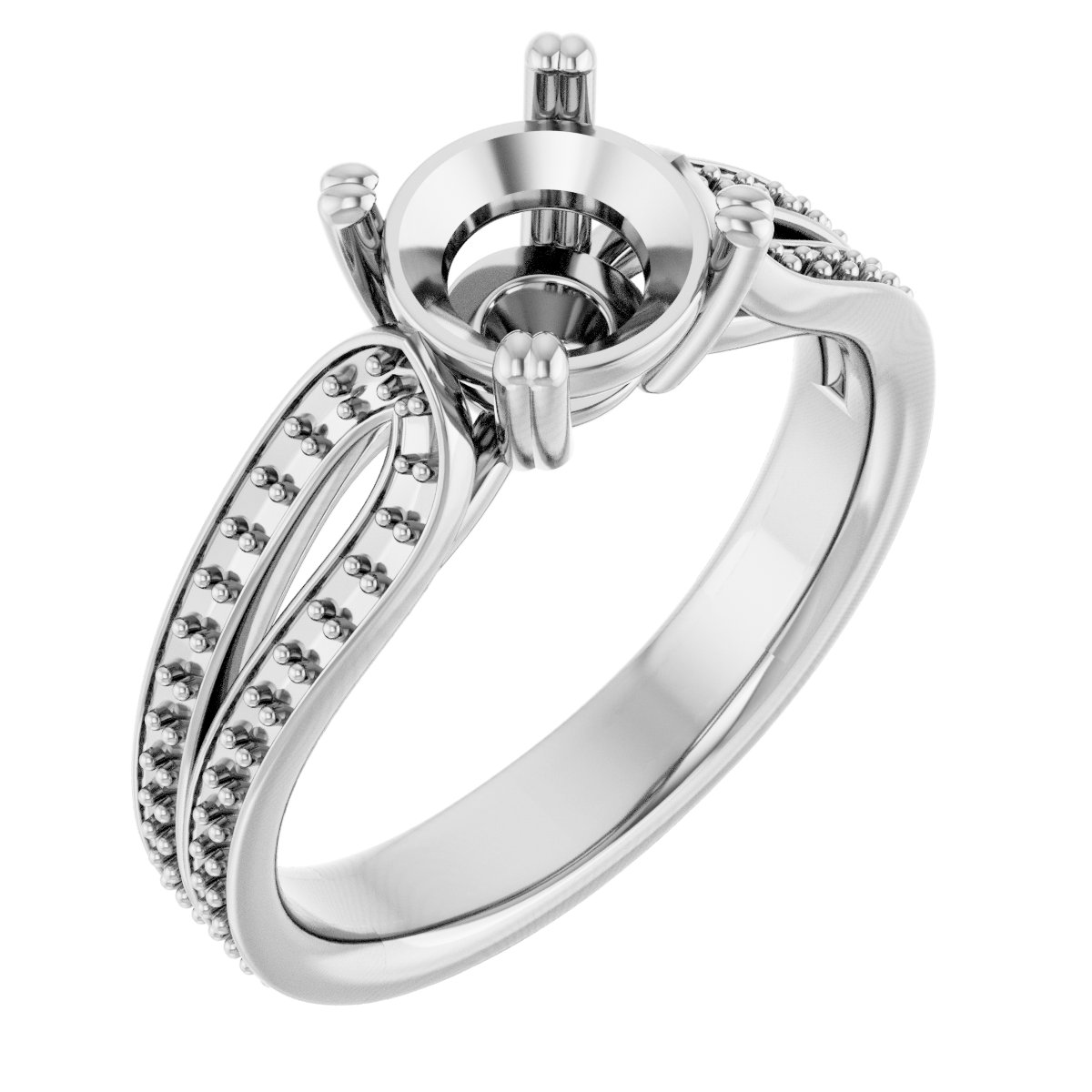 Accented Engagement Ring