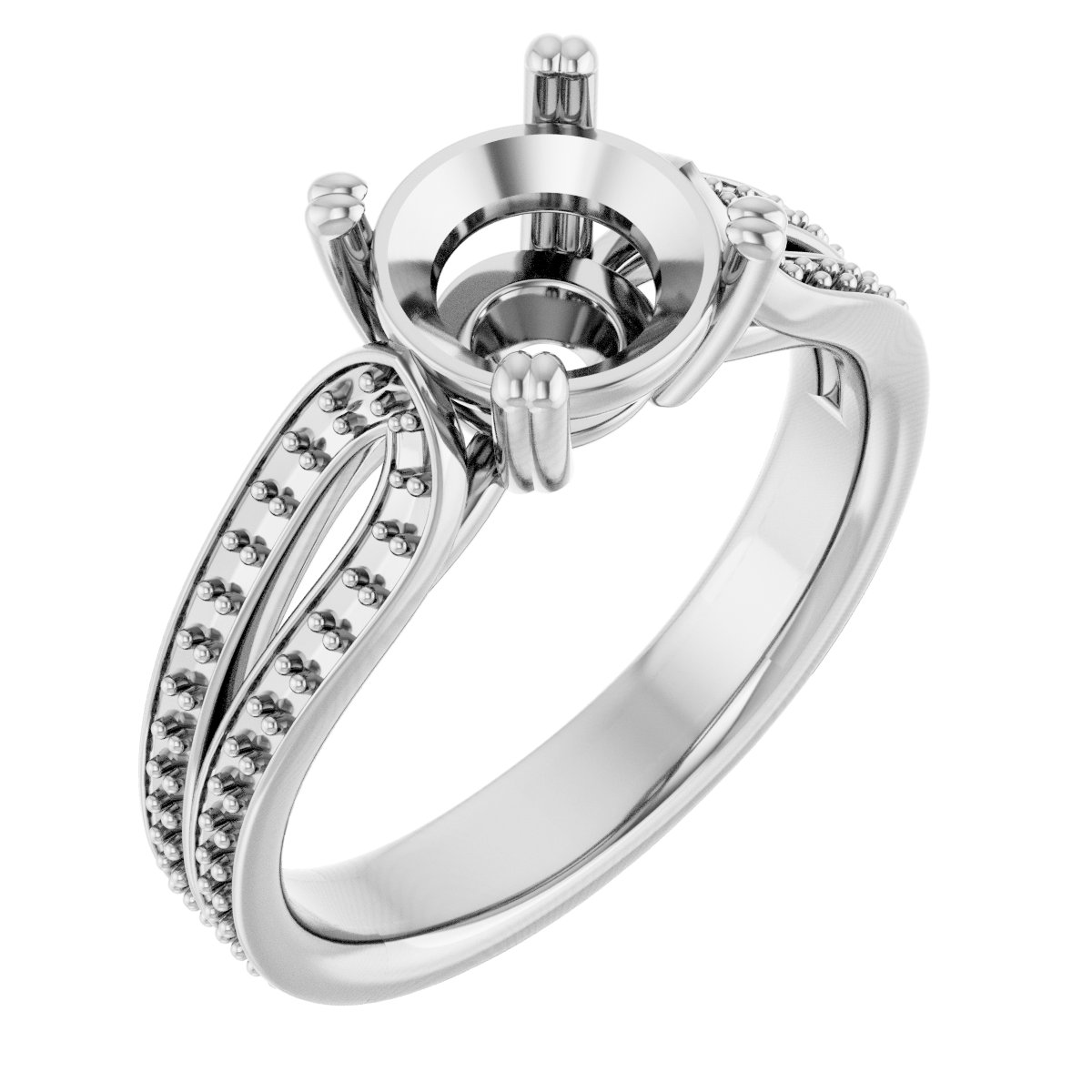 Accented Engagement Ring