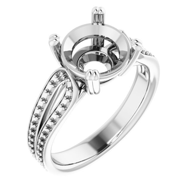 Accented Engagement Ring