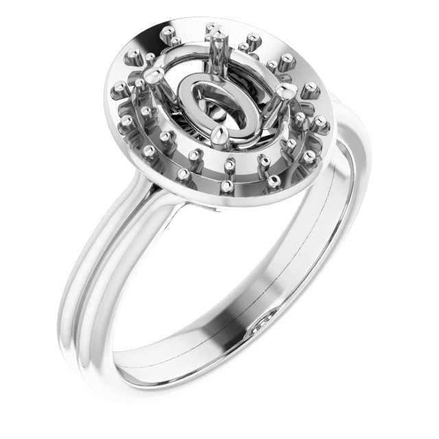 Halo-Style Engagement Ring